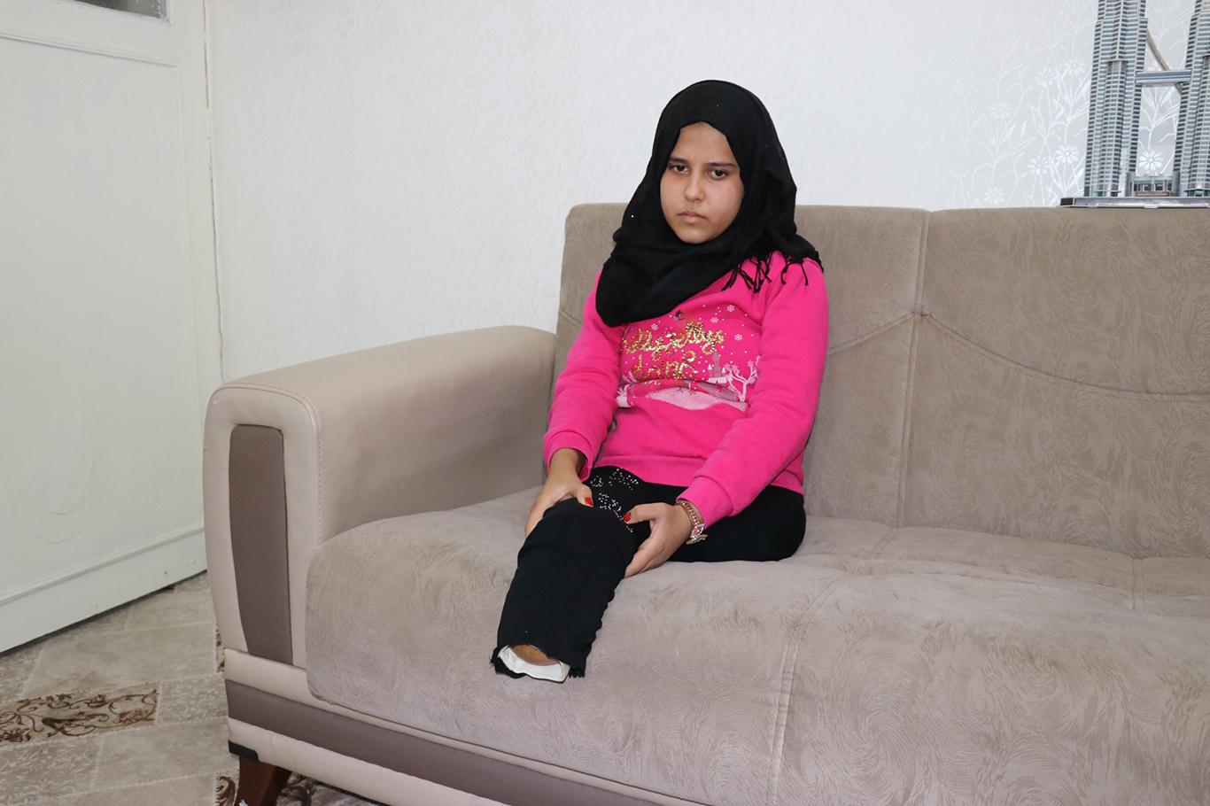 Suriyeli Meryem’in tek isteği protez bacaklar